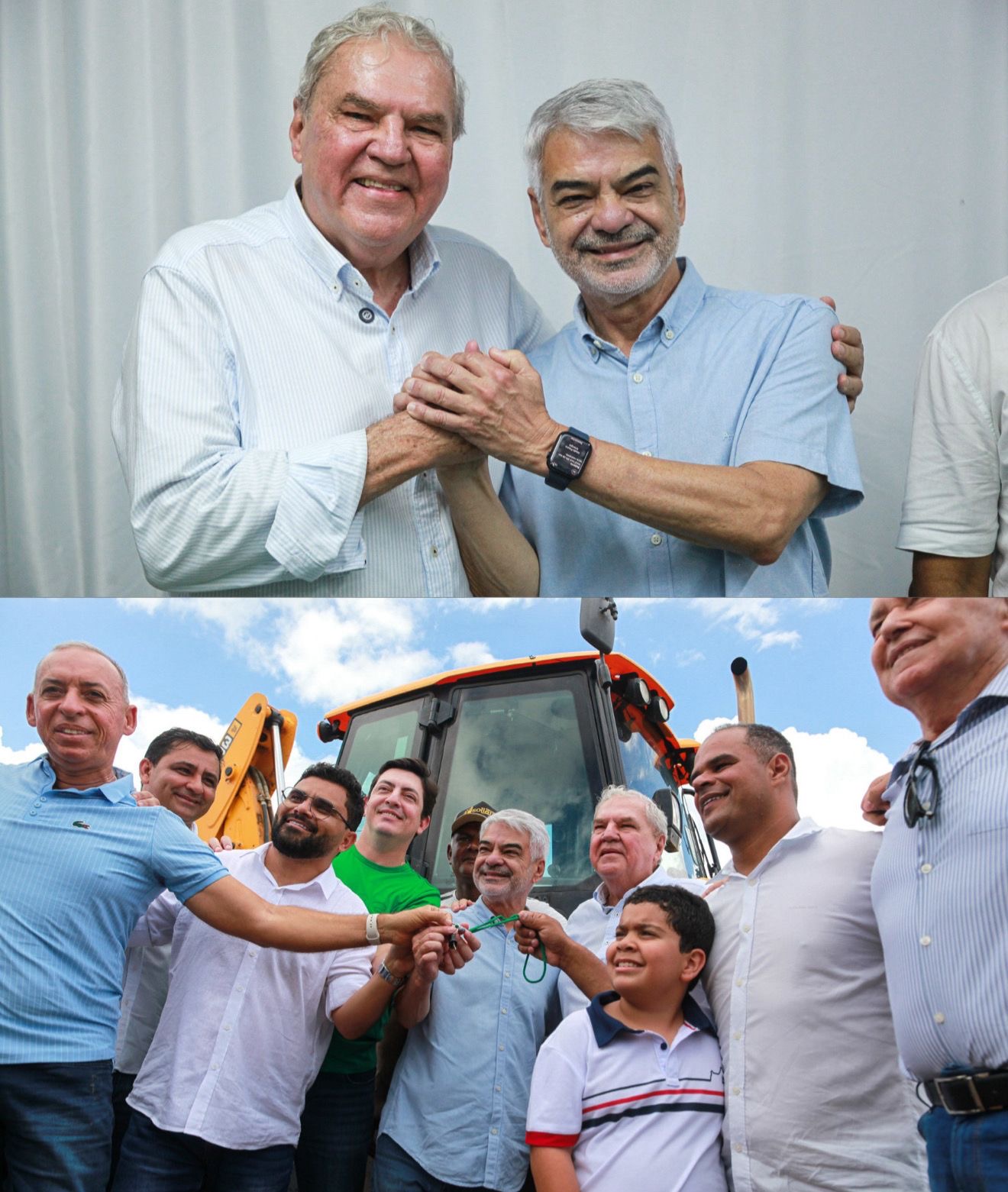 Senador Humberto Costa cumpre agenda em Buenos Aires e participa de entrega de retroescavadeira