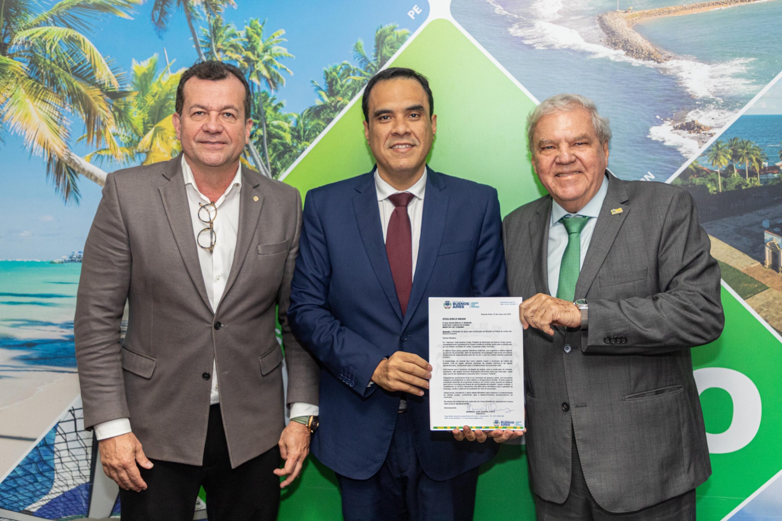 Prefeito de Buenos Aires apresenta demandas ao Ministério do Turismo em Brasília
