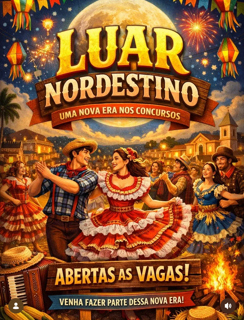 Inscrições abertas para quadrilha junina “Luar Nordestino” em Buenos Aires-PE