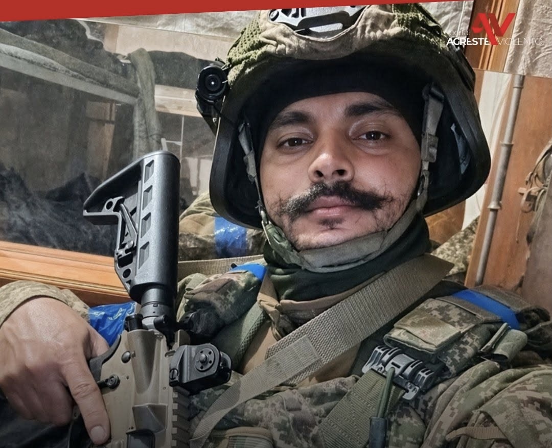 Garanhuense morre em combate na guerra entre Ucrânia e Rússia