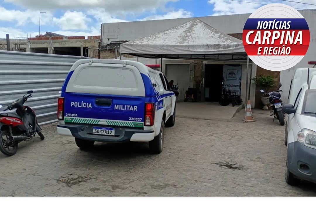Polícia Militar registra tentativa de homicídio em Carpina