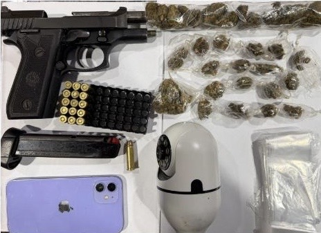 Polícia Militar apreende arma, munições e entorpecentes durante ação em Goiana