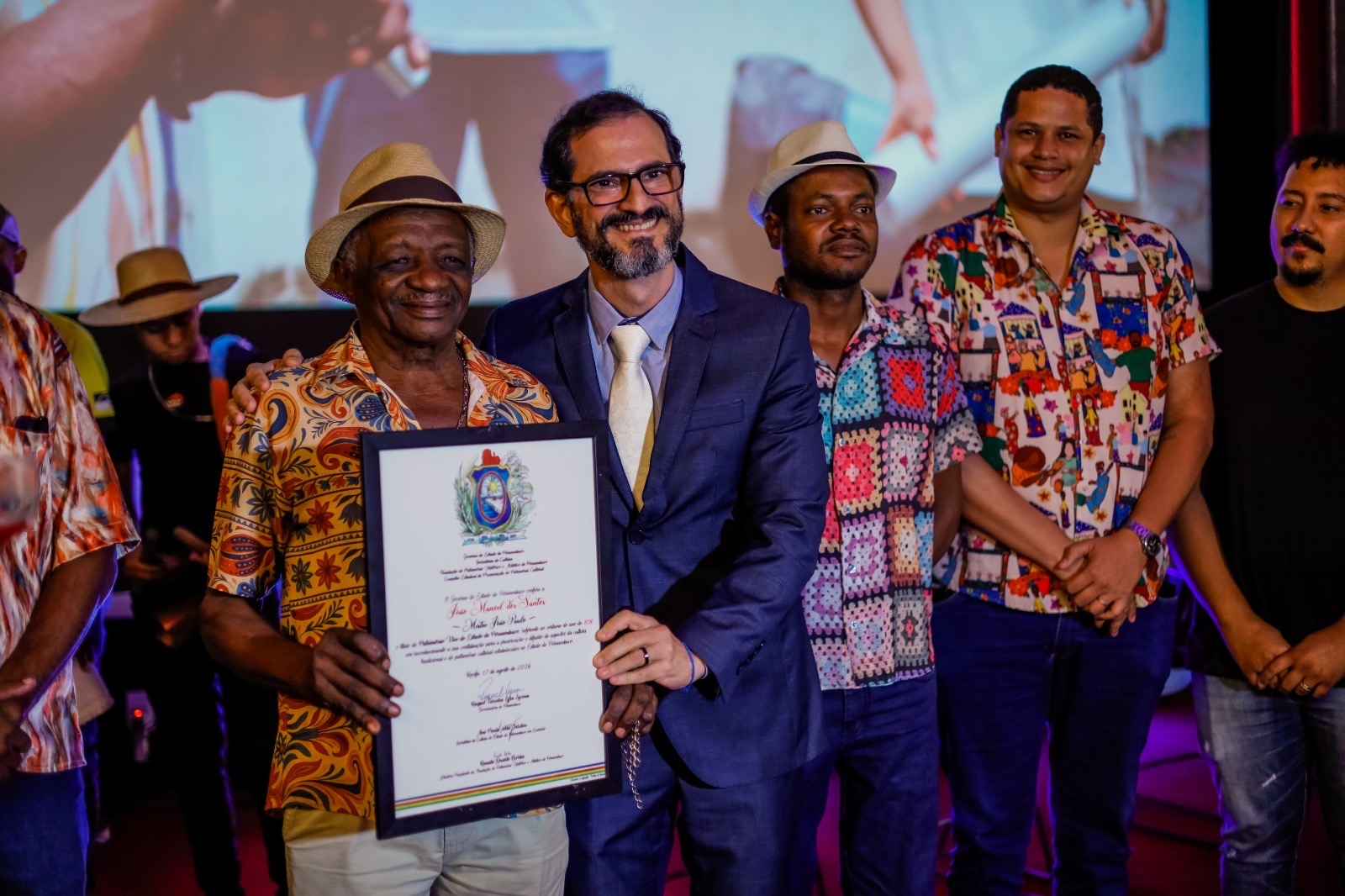 Governo de Pernambuco diploma dez novos Patrimônios Vivos do Estado e celebra a cultura popular