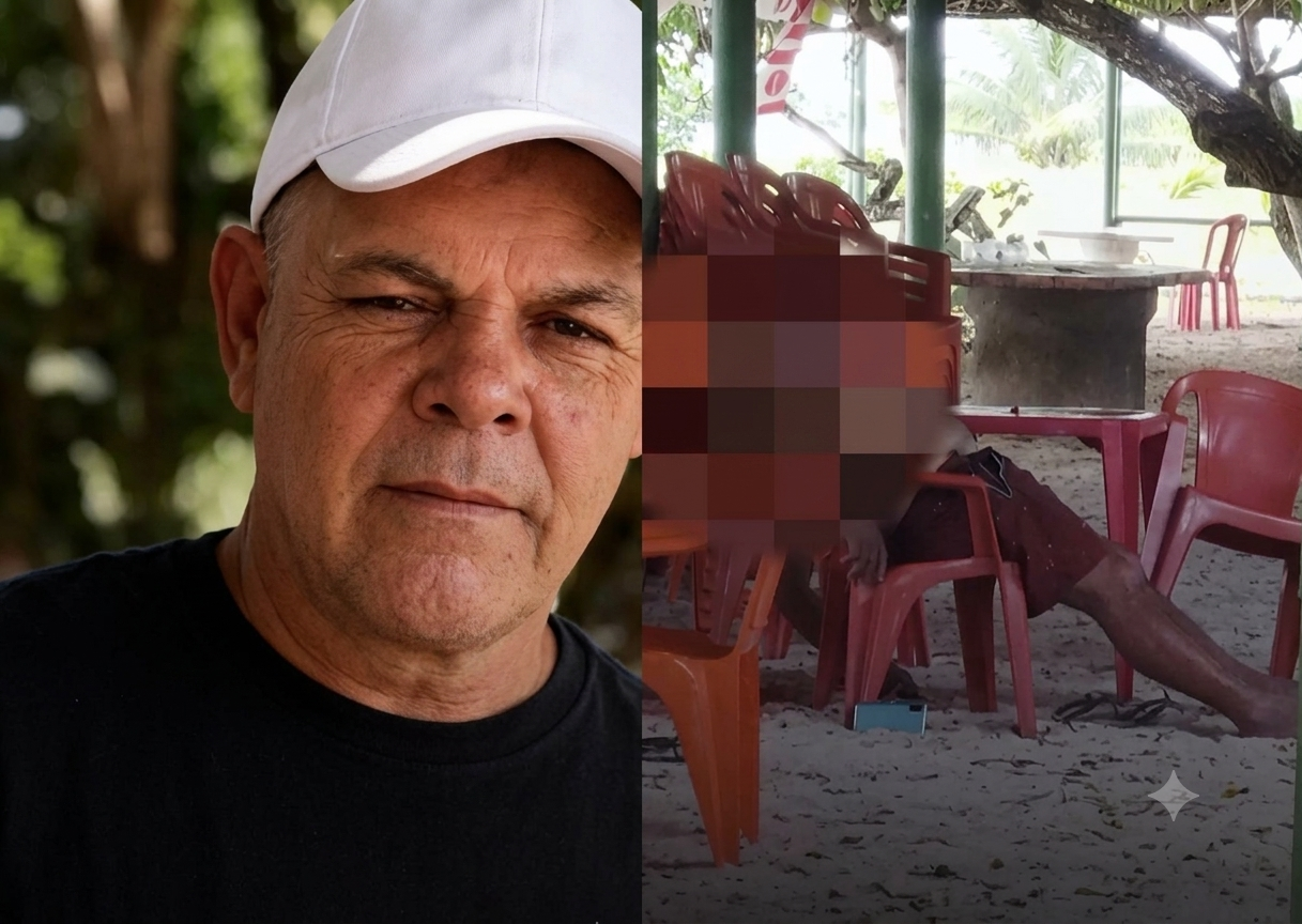 Comerciante é morto a tiros dentro de bar na Praia de Carne de Vaca, em Goiana